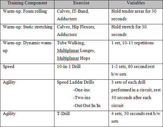 Agility best sale circuit training