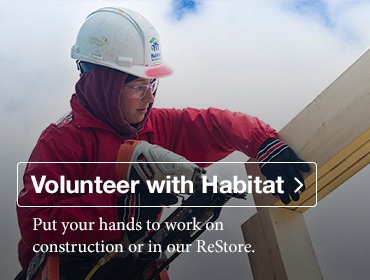 Volunteer with Habitat