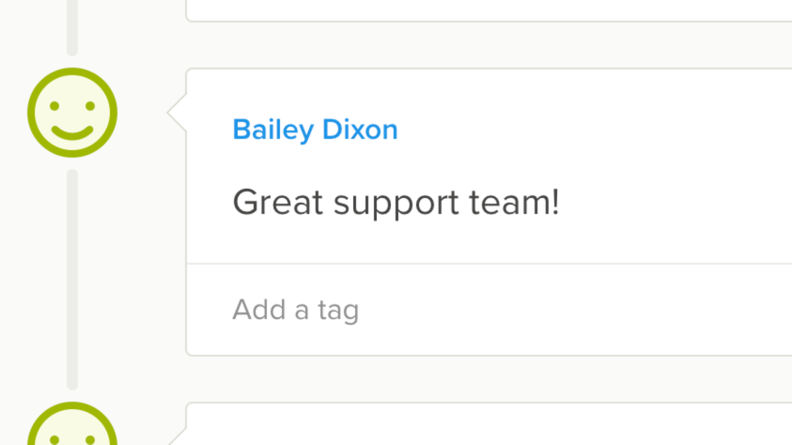 Response is received in Delighted