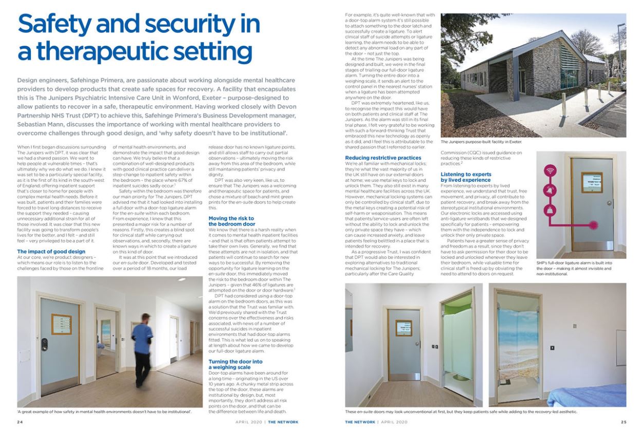 The Network Feature Safety And Security In A Therapeutic Setting The Network Feature Safety And Security In A Therapeutic Setting