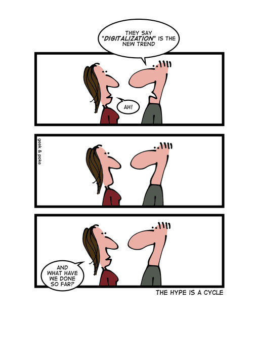 Digitalization is the new trend. [Humor]