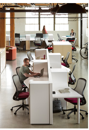 Benching desks 