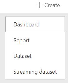 Power BI Create Streaming Dataset