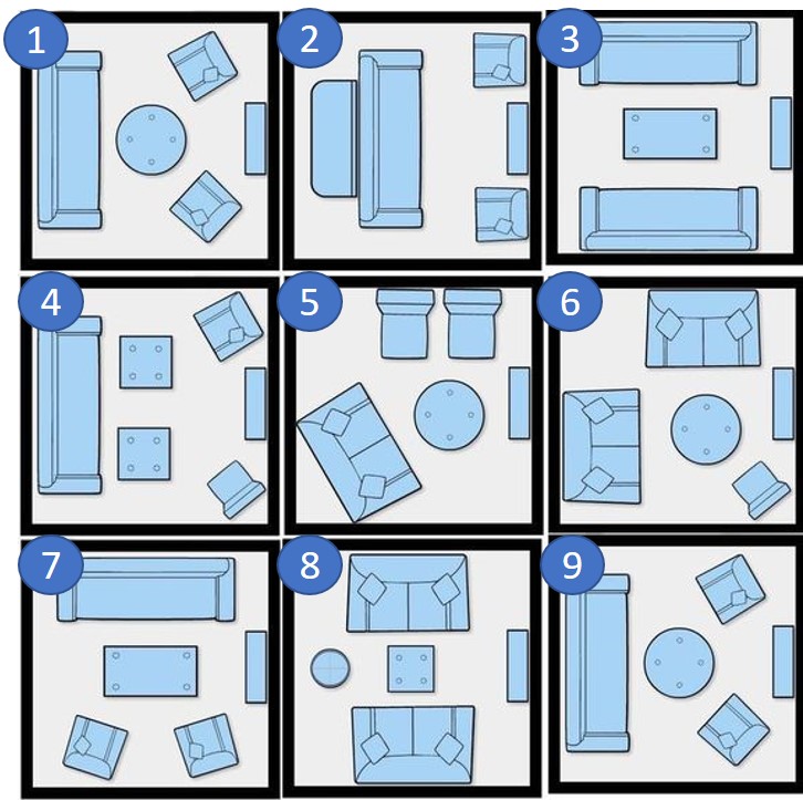 furniture layouts