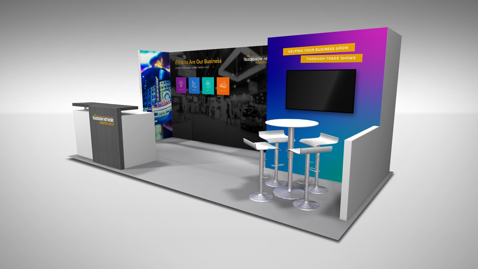 10x20 Trade Show Booths, Displays, Exhibits & Designs