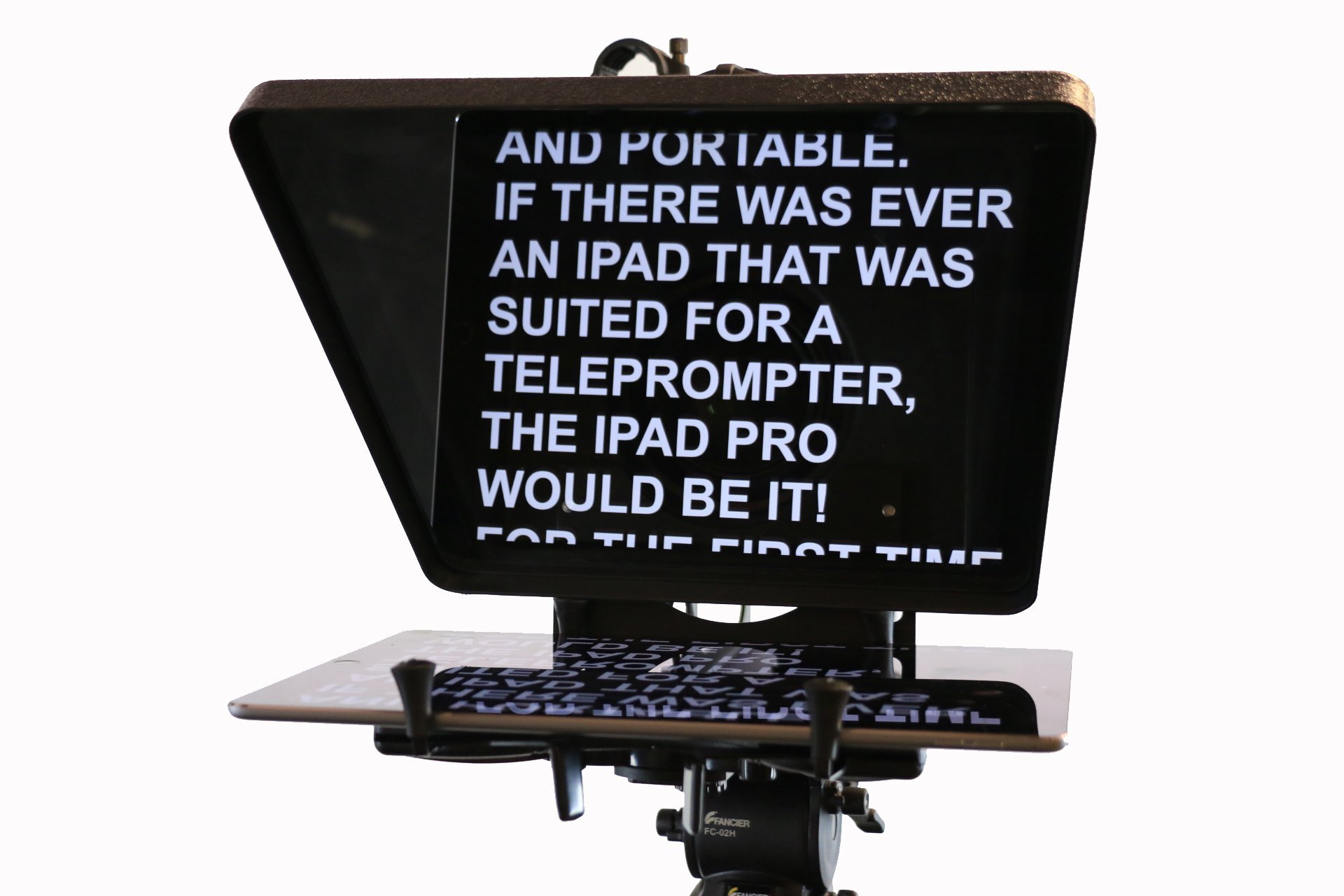 teleprompter reader