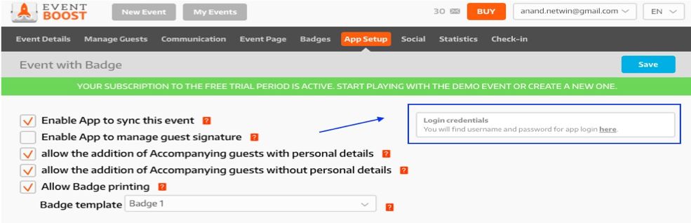 02-App Setup Retrieve Credentials