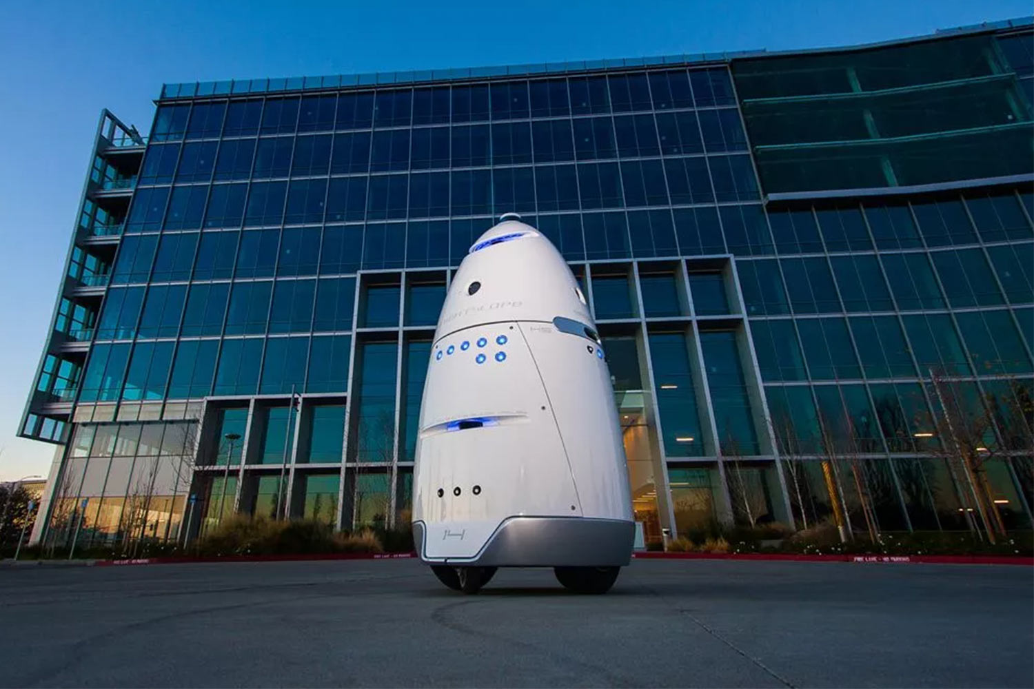 Silicon Valley robot security guard