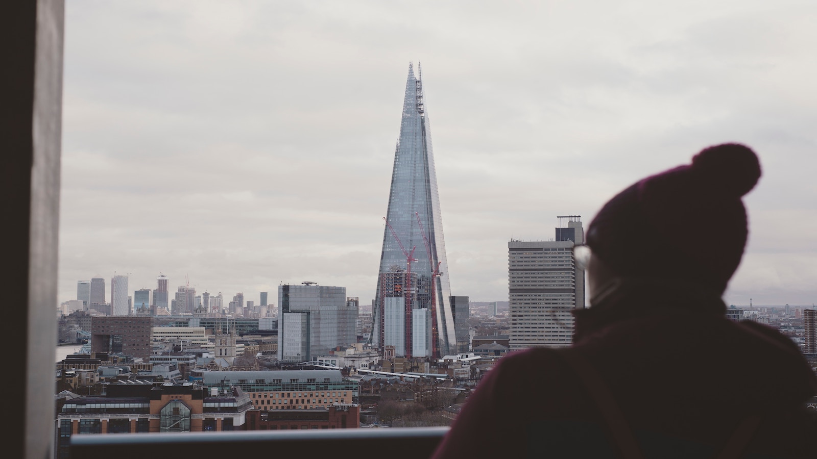 Learning People | The Shard with person in foreground