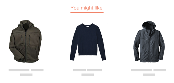 product recommendations ecommerce newsletter 