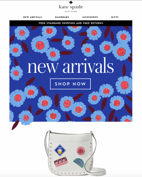 Kate Spade email gif 