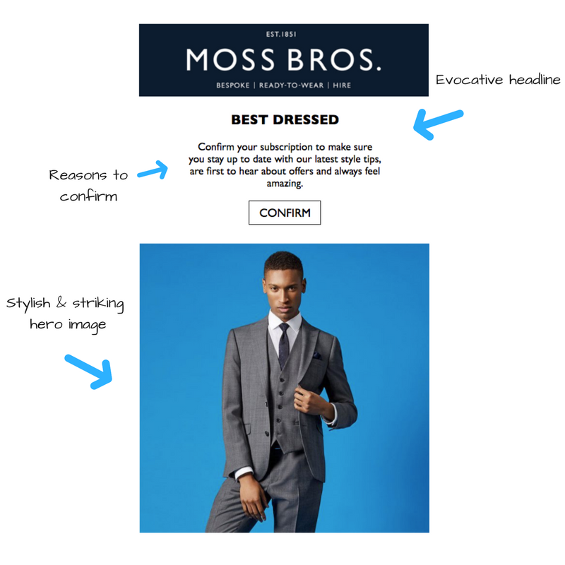 moss bros design email template