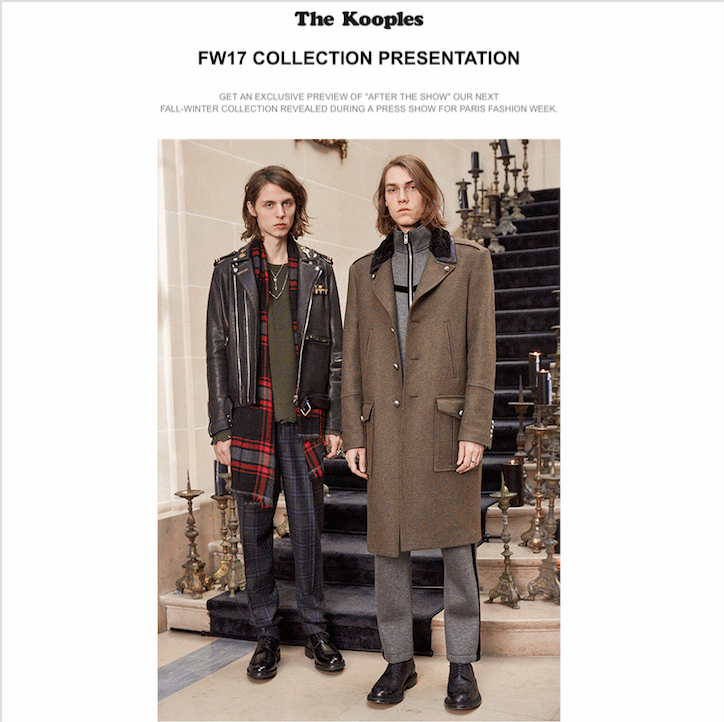 The Kooples email gif