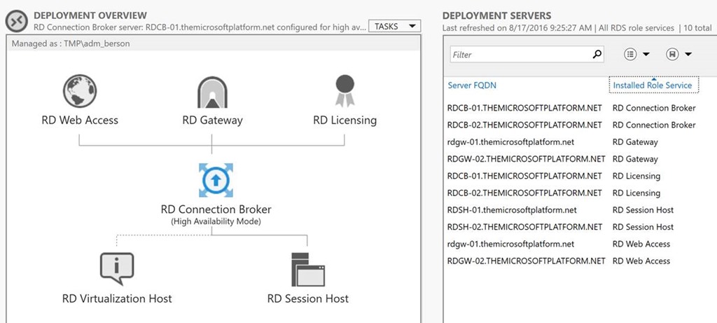 RDS Server Manager