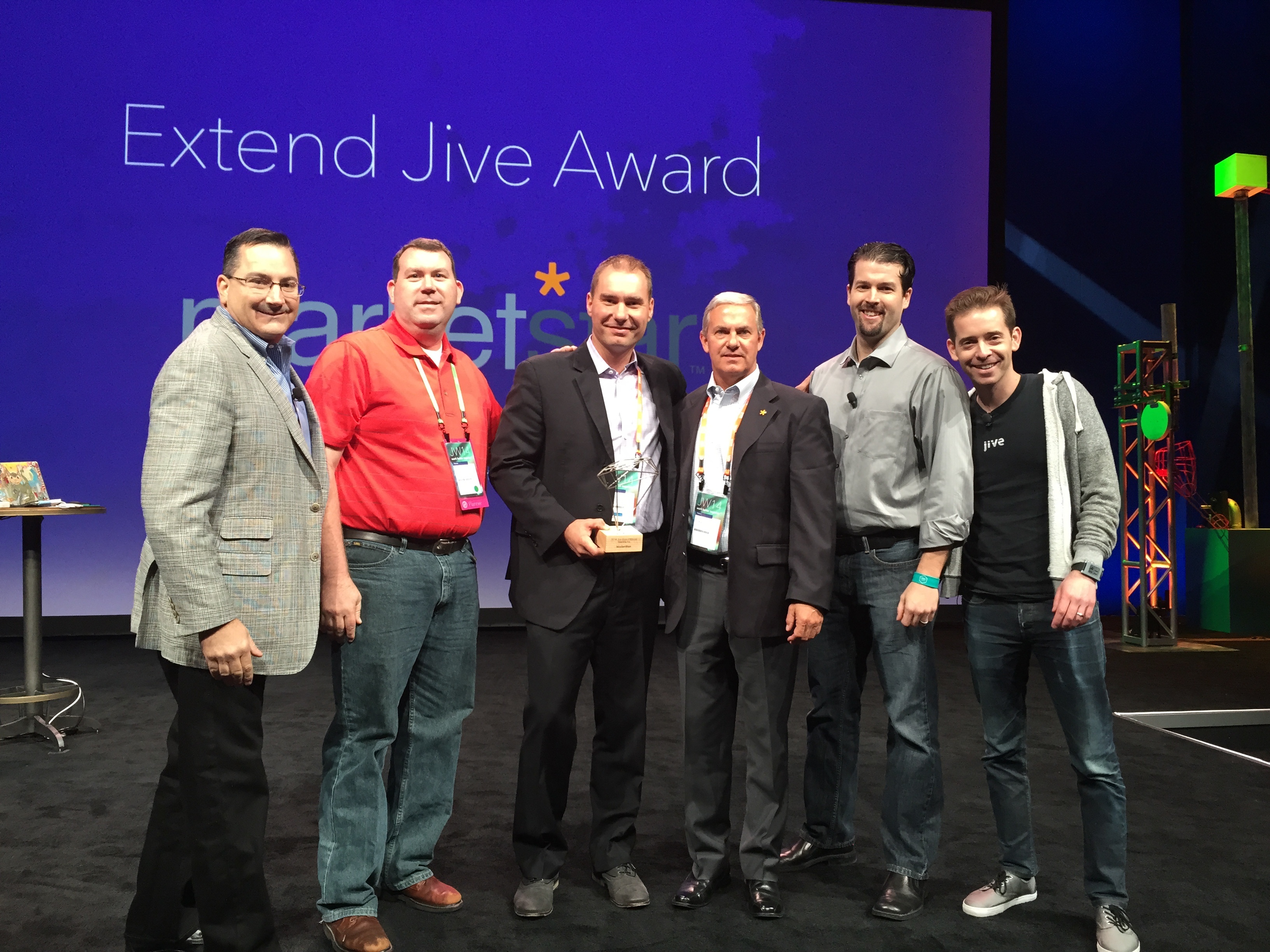 MarketStar recognized twice on the big stage at JiveWorld 2014