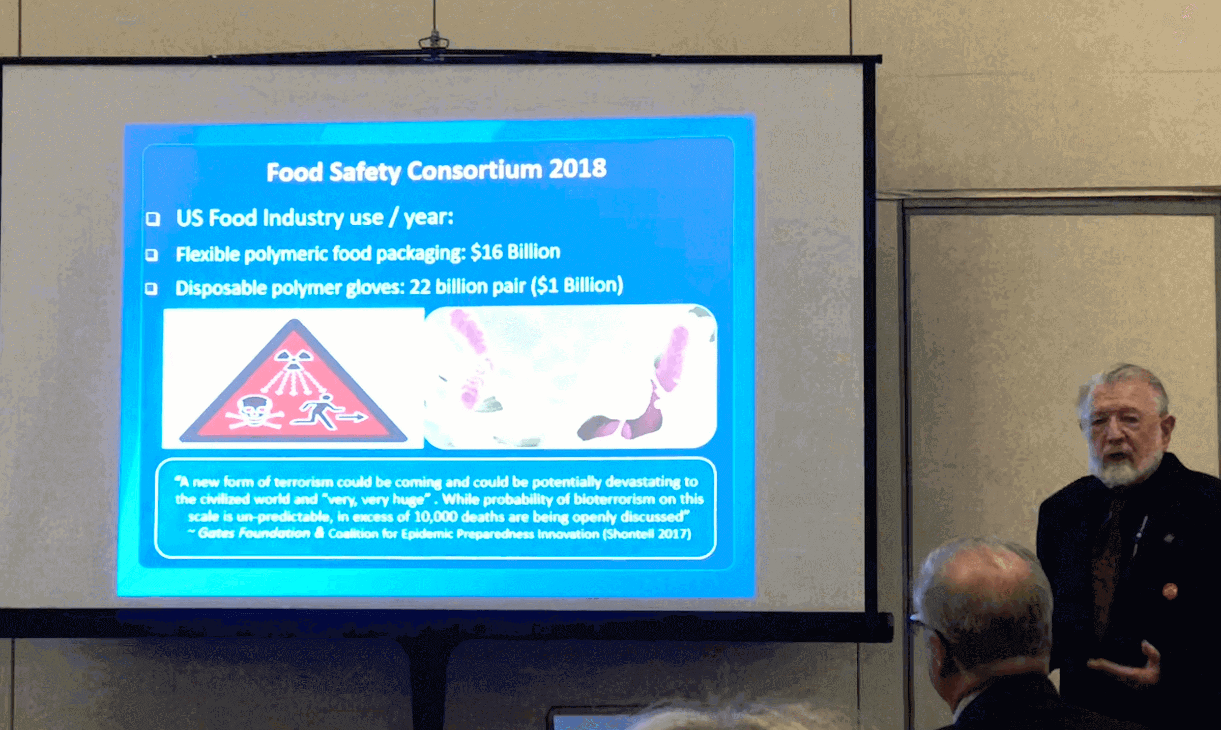 Barry Michaels Presenting Unregulated food polymers
