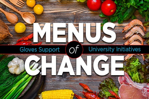 Gloves Support Universities Menus of Change Initiatives