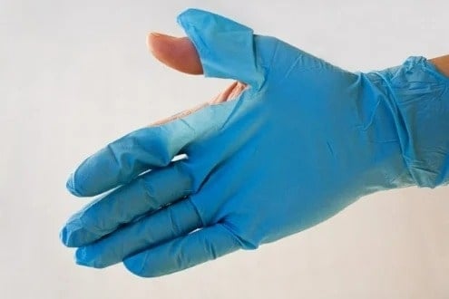 Ripped Disposable Food Safety Glove