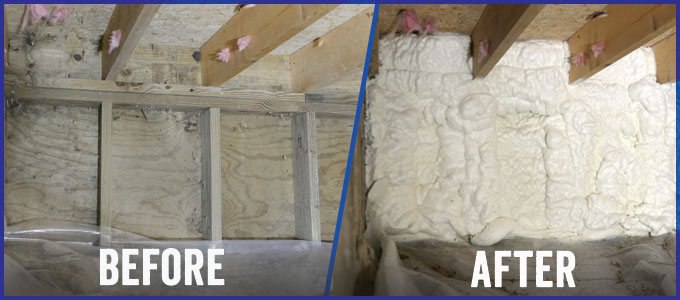 Insulating A Crawl Space With Spray Foam