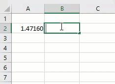Rounding numbers in Excel