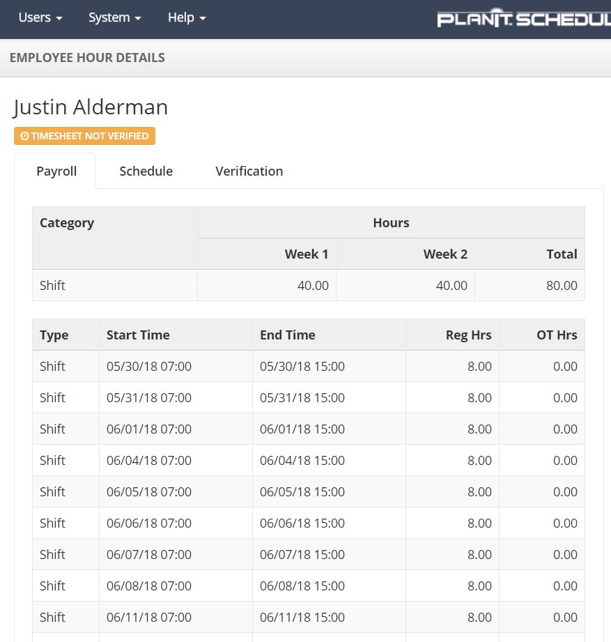 PlanIt Timesheet