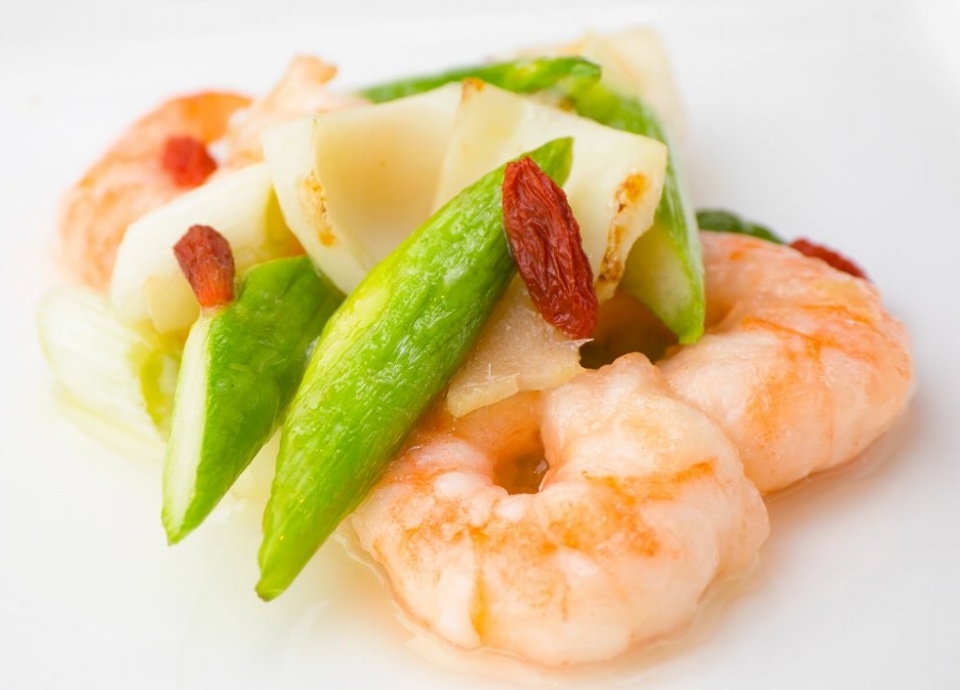 海老料理<br>海老の塩味炒め