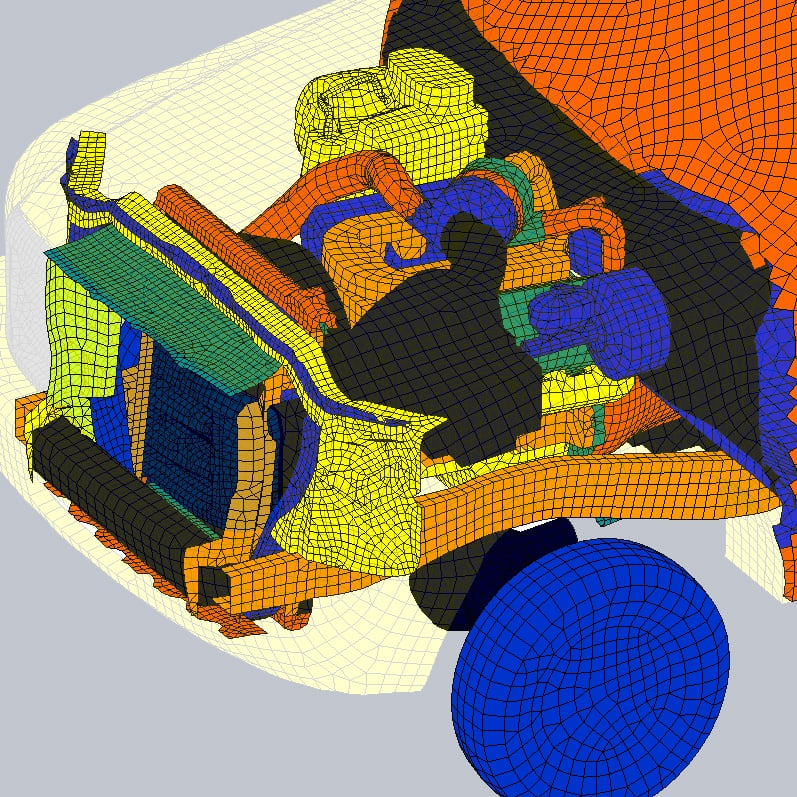 Meshed Image for Modeling & Simulation