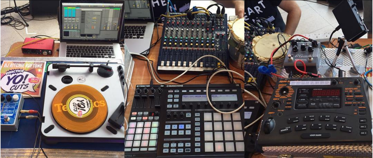 A sneak-peak at the kit behind the Kid Campbell and Billy Saga show