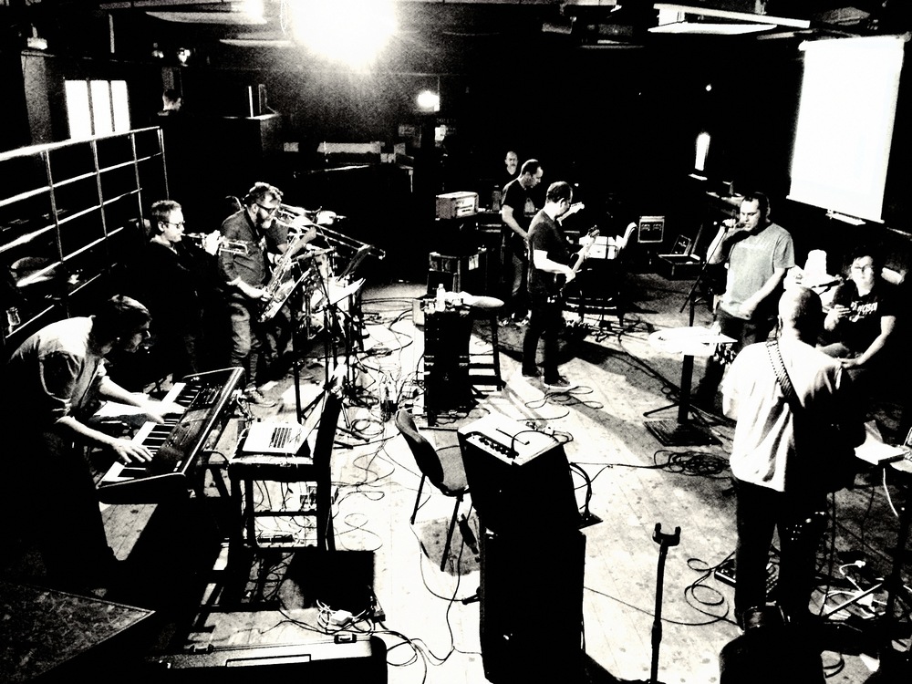 dBs Music tutors and friends in rehearsals for the Nutter's Ball