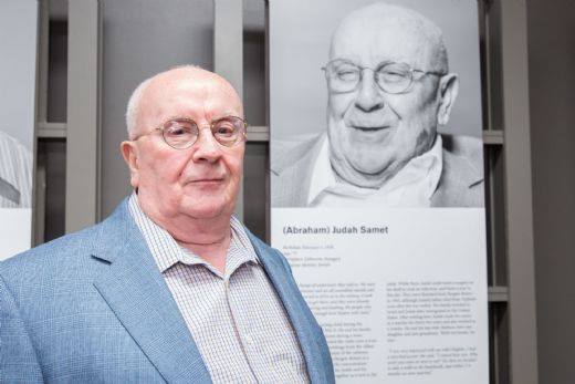 Judah Samet is a survivor of Judah Sametthe Bergen-Belsen extermination camp.