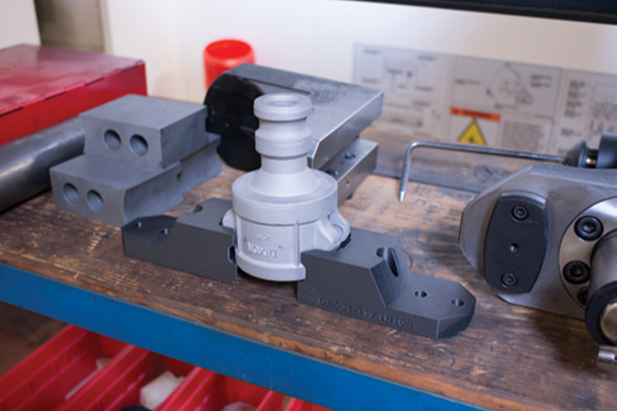 3d parts on the shop floor