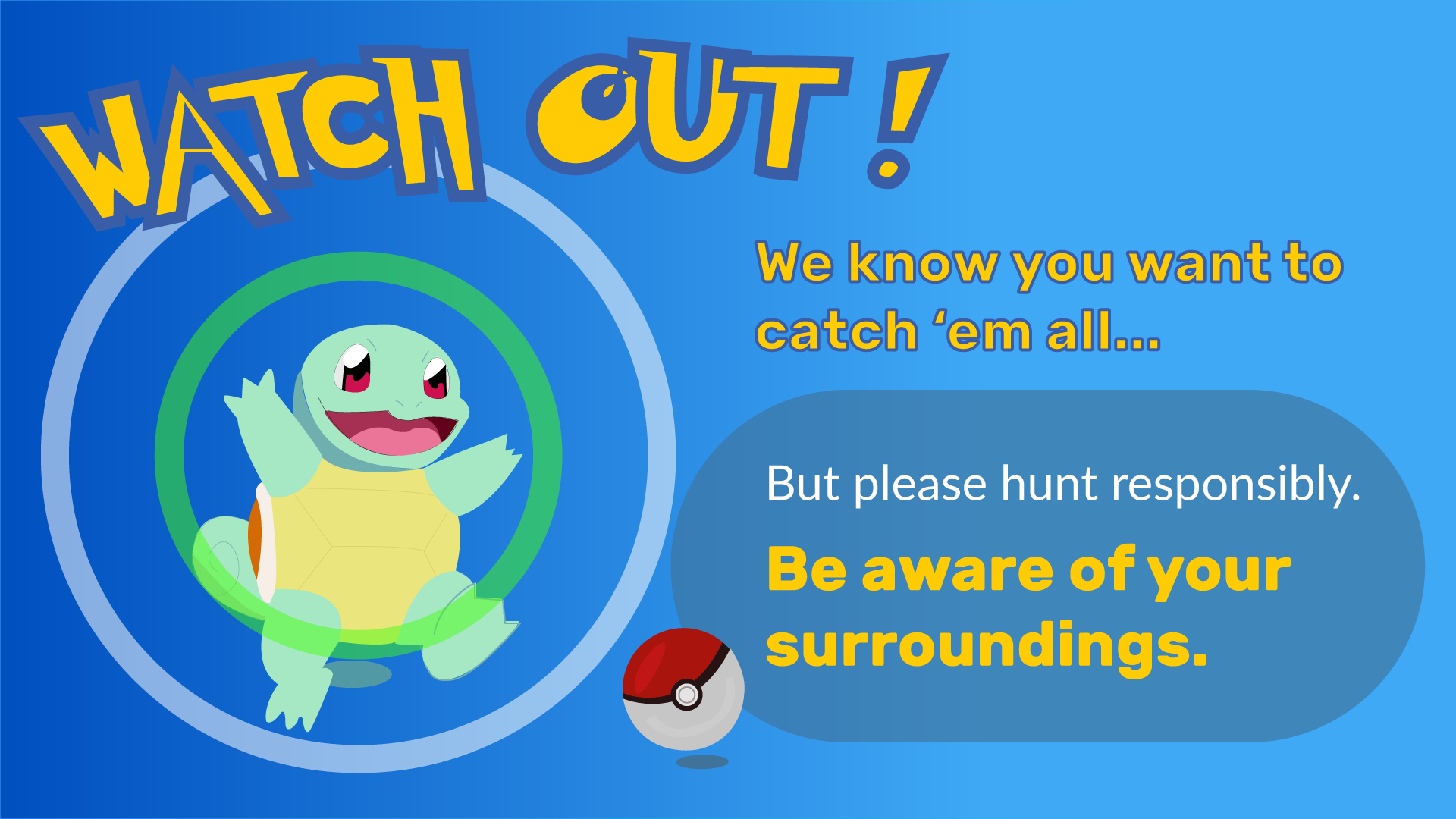 Free Digital Signage Templates: Pokémon Go