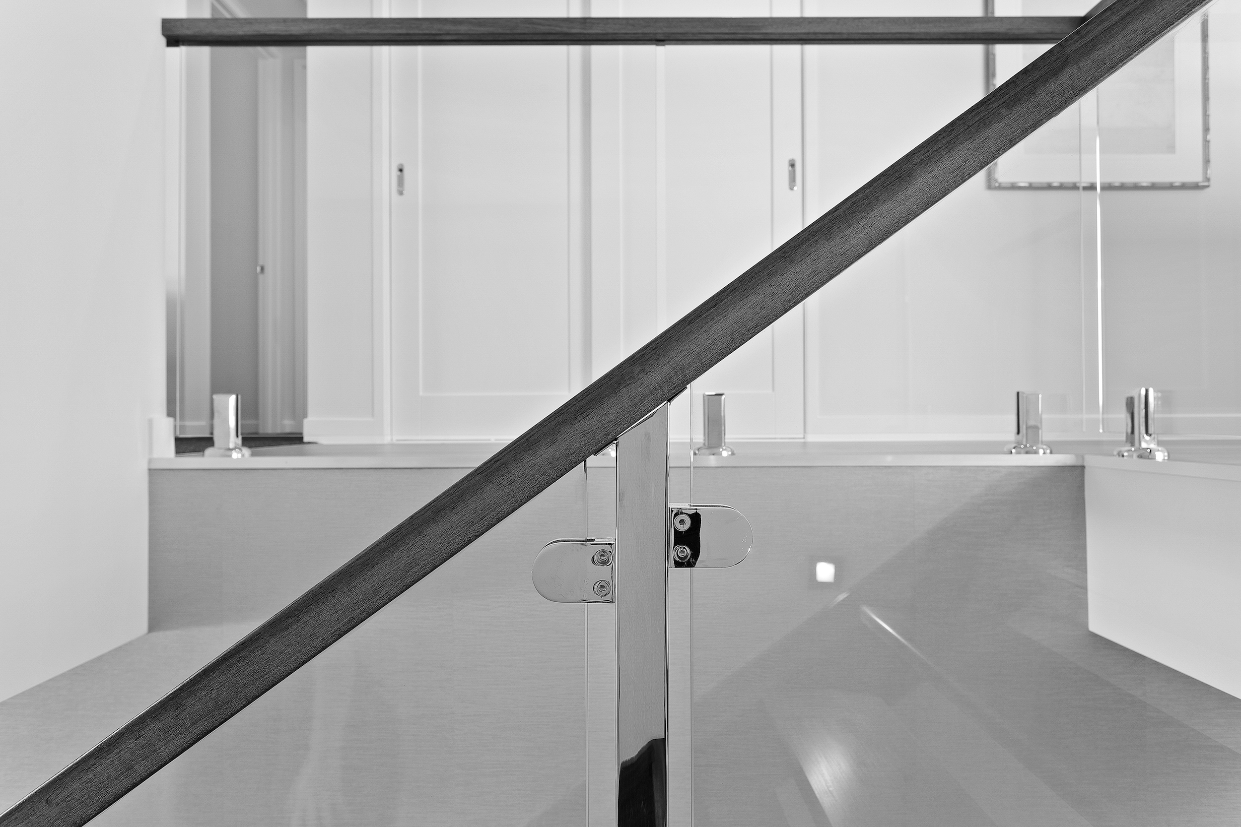 custom post in glass bw