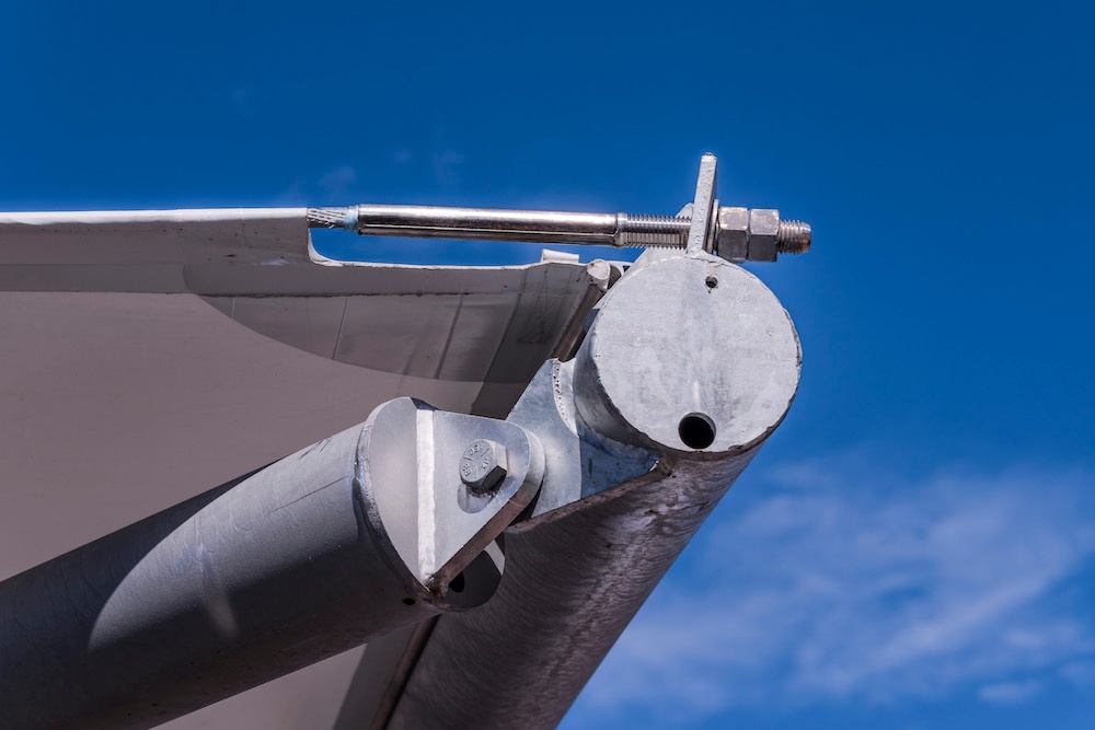 swage termina in shade structure swage termina in shade structure