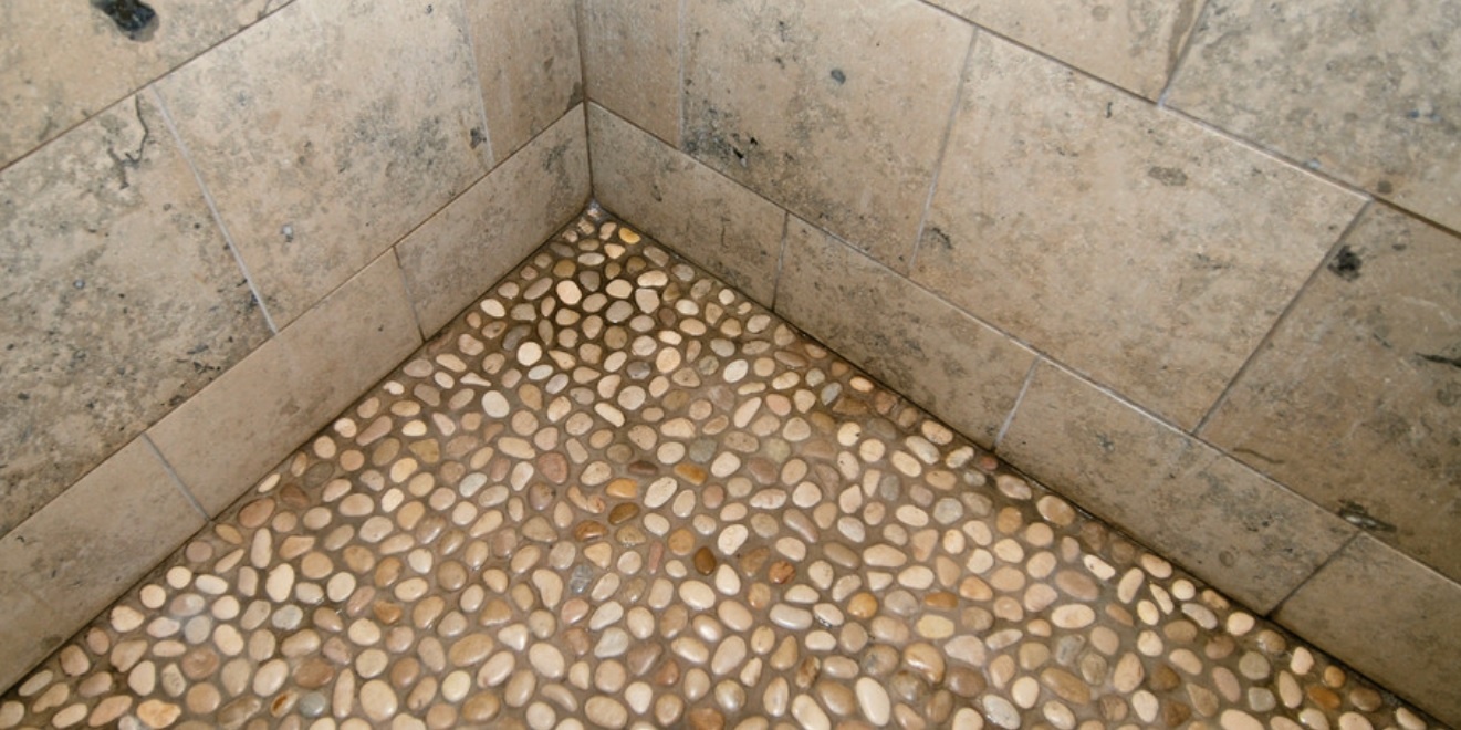 Rock deals tile floor