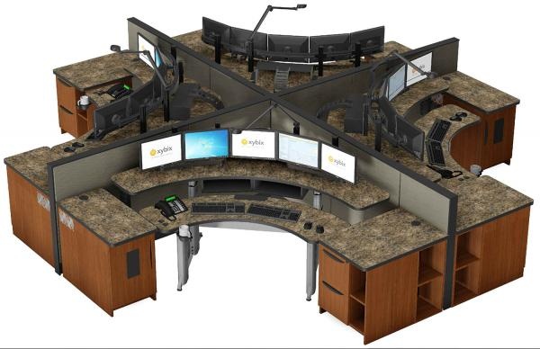 911 Dispatch Workstations | Consoles | Ergonomic Desks | Xybix