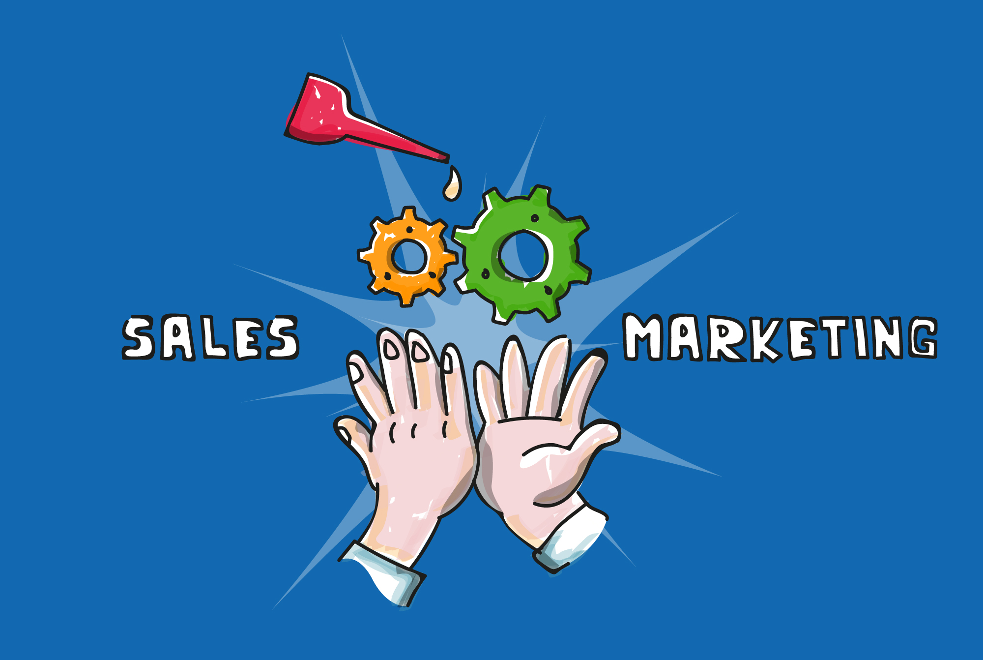 Zusammenarbeit von Sales und Marketing