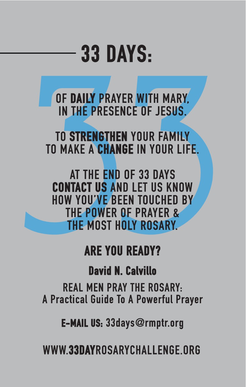 Day 25 of 33: The Rosary, our favorite prayer