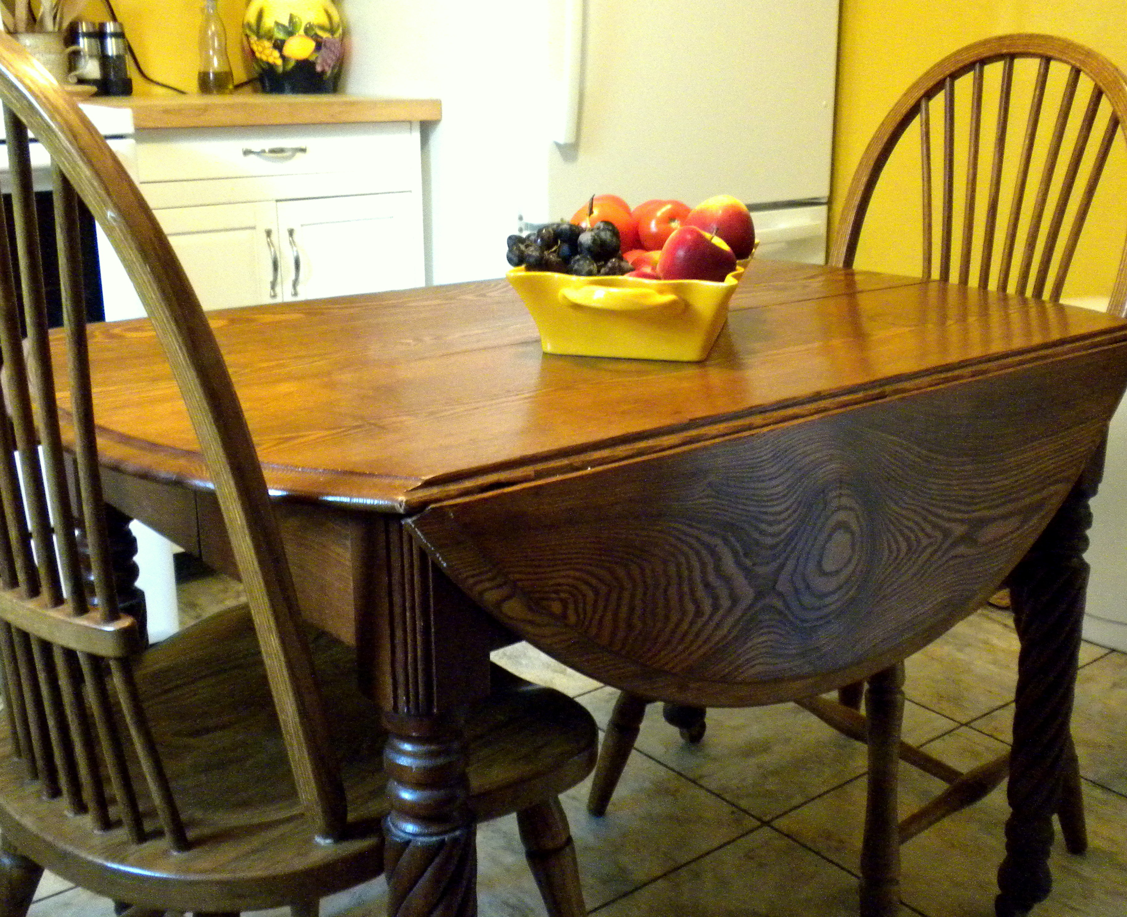 grandmother's dining room table