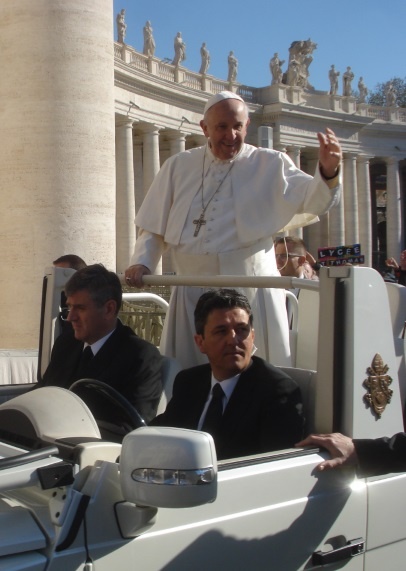 BGU Rome trip see The Pope