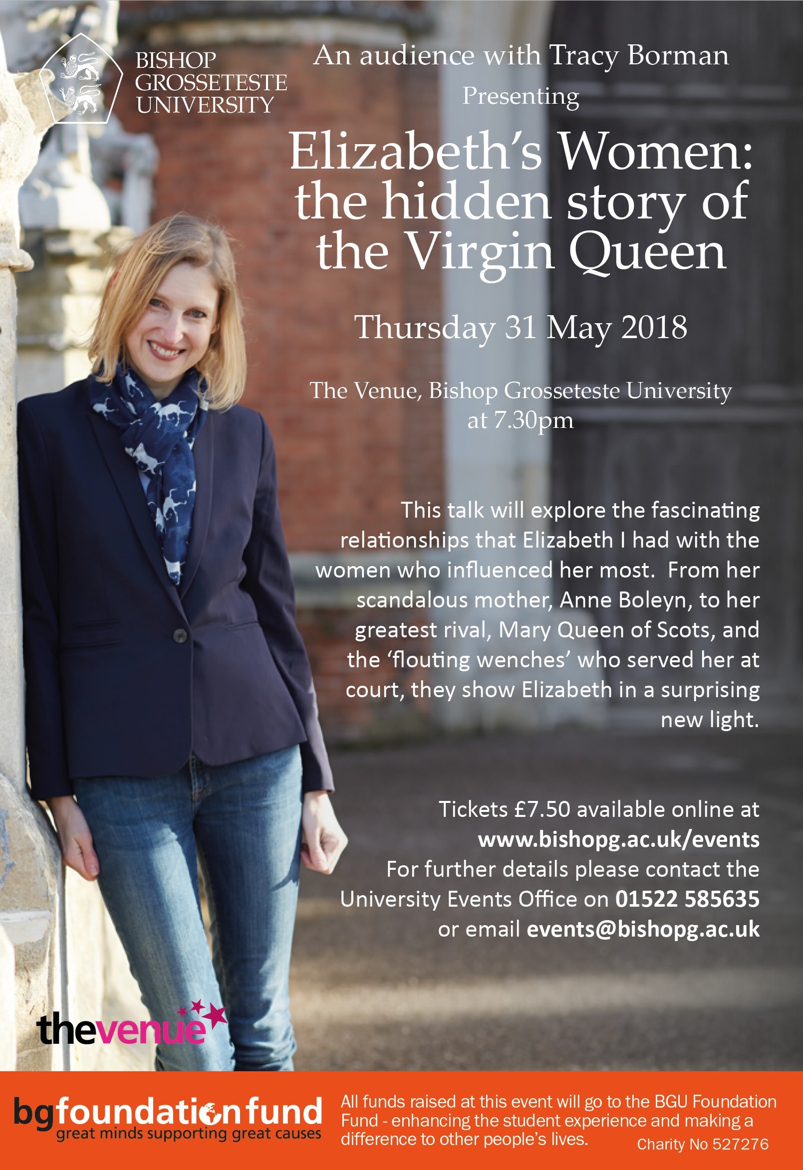 Historian Tracy Borman Joins BGU for an Evening of Elizabethan ...