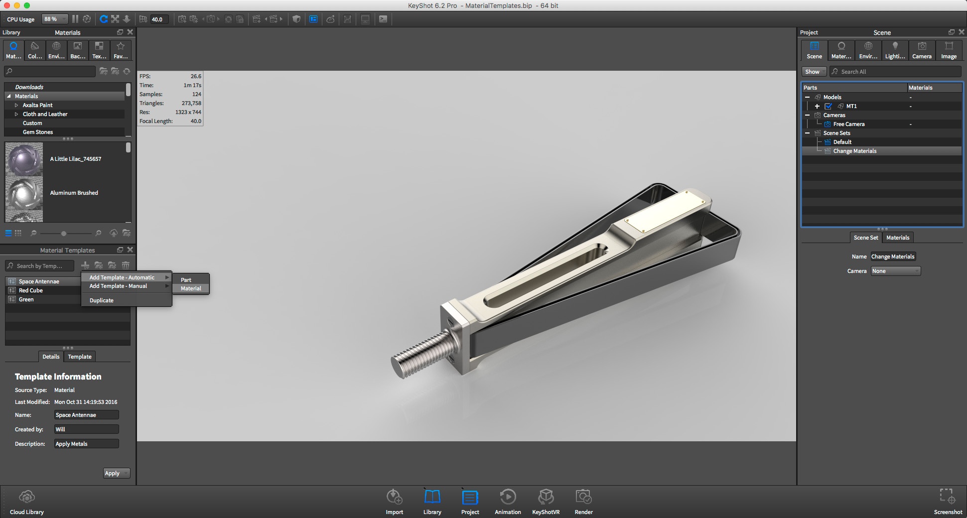 automatic templates