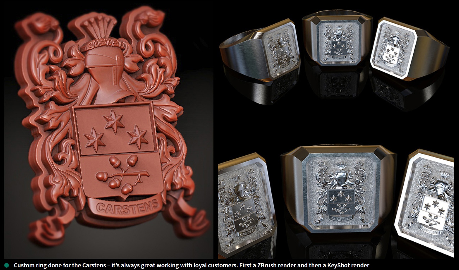 Eller enten Aflede abstrakt Ziggy Hentze on His Career in 3D Jewelry Using ZBrush and KeyShot