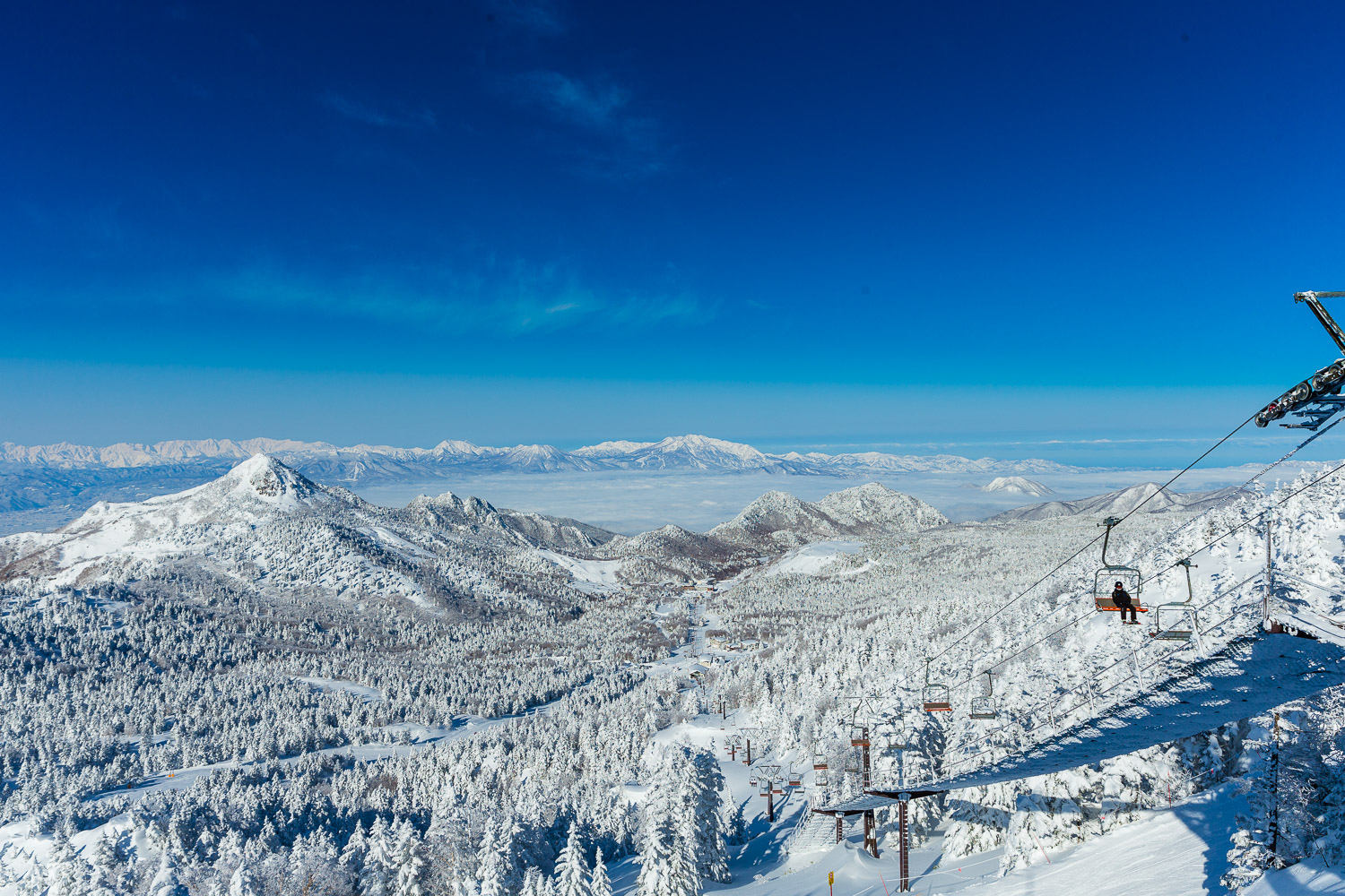 Stunning views at Shiga Kogen