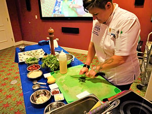 amber cooking demo