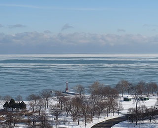  Apartment Winter View from The Admiral at the Lake