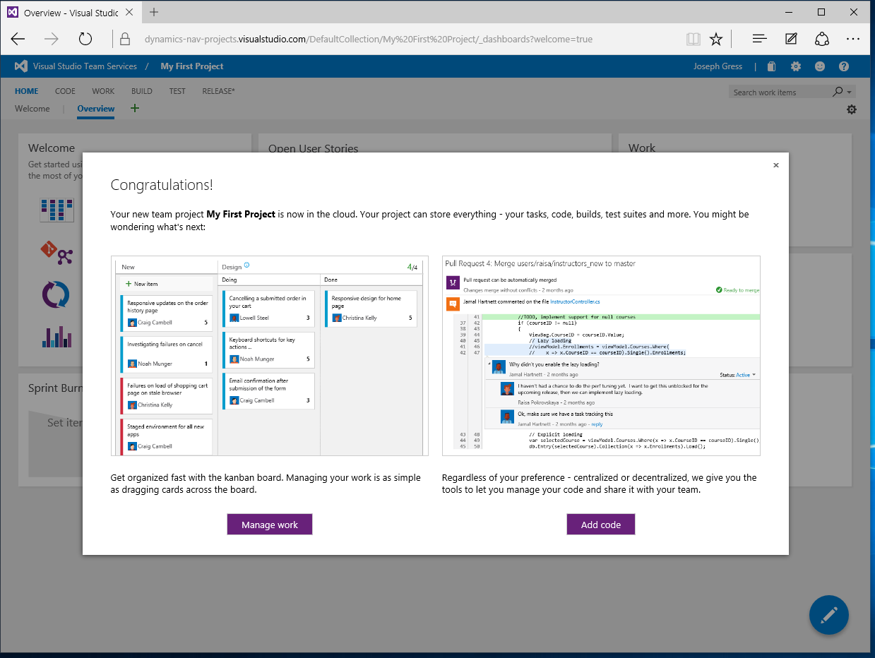 How To: Initial Setup for Using Team Foundation Server in the Cloud for ...