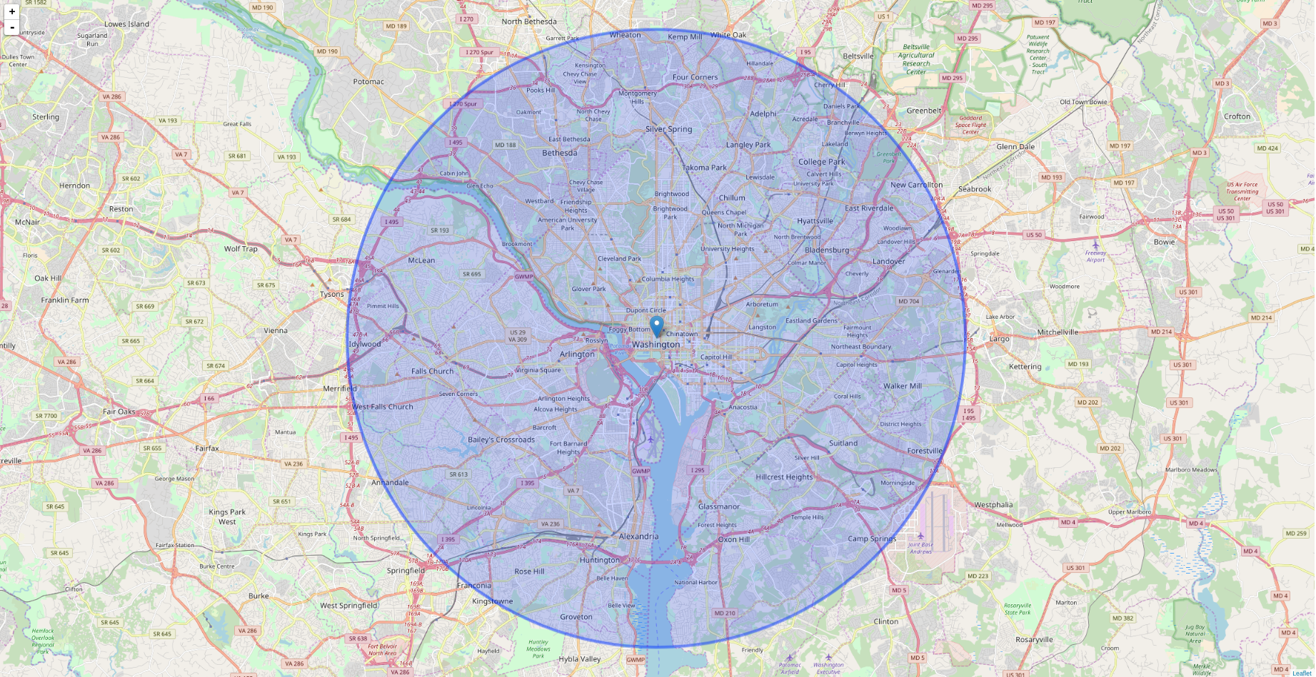 How To Make A Distance Radius Map Traveltime Blog