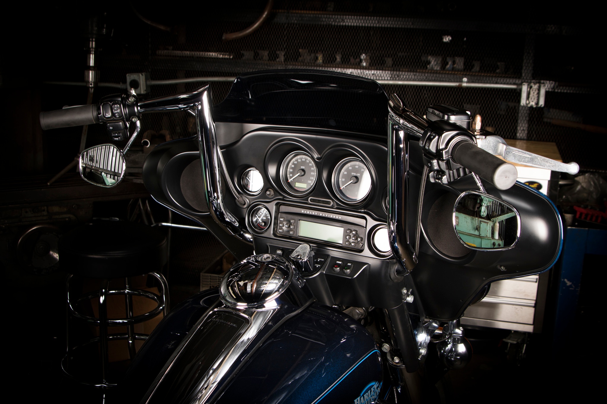 Street glide handlebar install