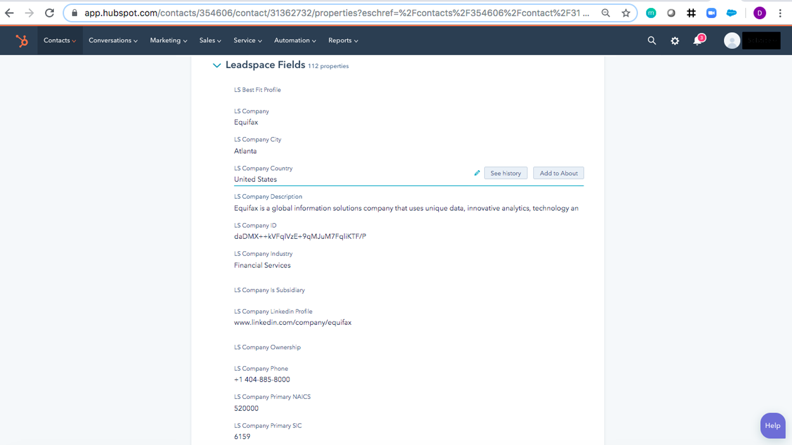 Leadspace CDP Contact enrichment and insights